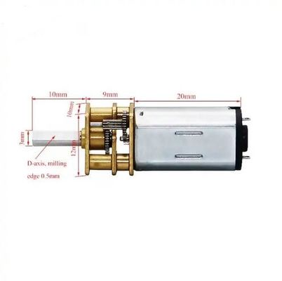 12 mm Getriebe Metallgetriebe Gleichstrommotor 45 Rpm 1,5 V 24 V 0,7 Watt für Türschloss
