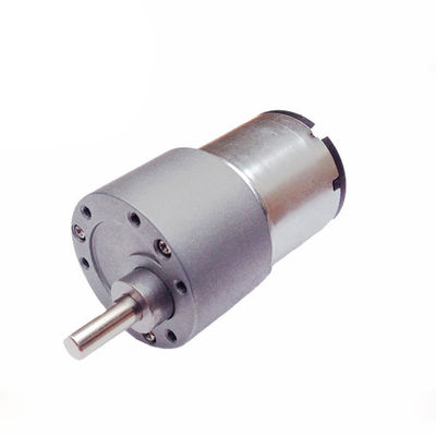 50 RPM Brush DC Getriebe Motor 37mm Carbon Brush DC Getriebe Motor 3V - 24V für Roboter
