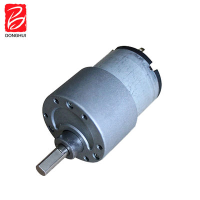 50 RPM Brush DC Getriebe Motor 37mm Carbon Brush DC Getriebe Motor 3V - 24V für Roboter