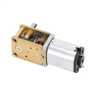 6V - 12V Brush DC Getriebe Motor Horizontale Wurm Kurzwelle DC Micro Metallgetriebe Motor