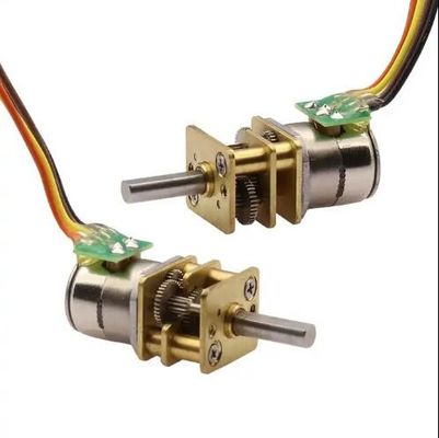 3V 5V 6V DC Mikropräzisions-Stepper-Motor-Bürste 10MM Geräuscharme kleine Stepper-Motor