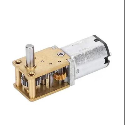 3V - 6V Horizontale Drehwinkel-Gleichstrom-Wurmgetriebe-Motor Kurzwelle Niedriggeschwindigkeit Hochdrehmoment