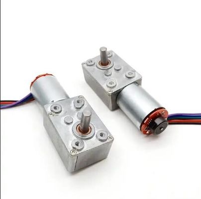 Hochdrehmoment DC Wurmgetriebe Motor Niedriggeschwindigkeits-Power Off Selbstverriegelungsmotor mit Encoder
