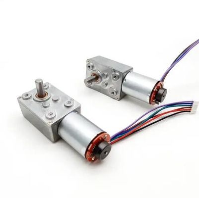 Hochdrehmoment DC Wurmgetriebe Motor Niedriggeschwindigkeits-Power Off Selbstverriegelungsmotor mit Encoder