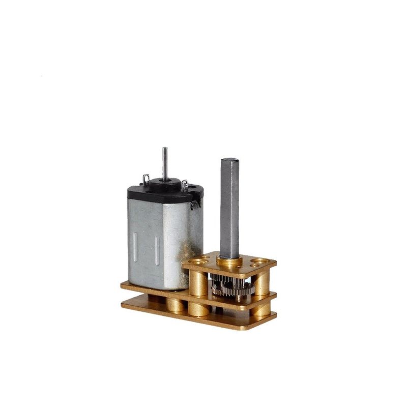 24 mm Brush DC Getriebe Motor Turmrad Rückwärts exzentrische Ausgangswelle Getriebe Motor N20