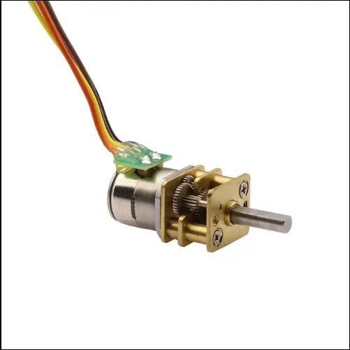 3V 5V 6V DC Mikropräzisions-Stepper-Motor-Bürste 10MM Geräuscharme kleine Stepper-Motor